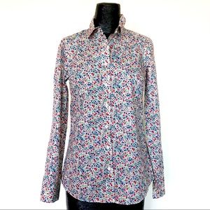J. Crew 00 Perfect Fit Liberty Floral Button-down Shirt